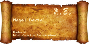 Magel Bartal névjegykártya